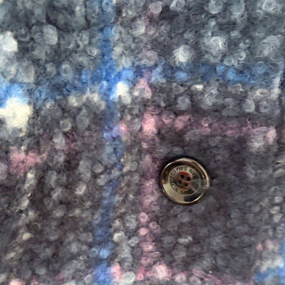 Sam Edelman Plaid Teddy Coat Size S - Picture 4 of 7
